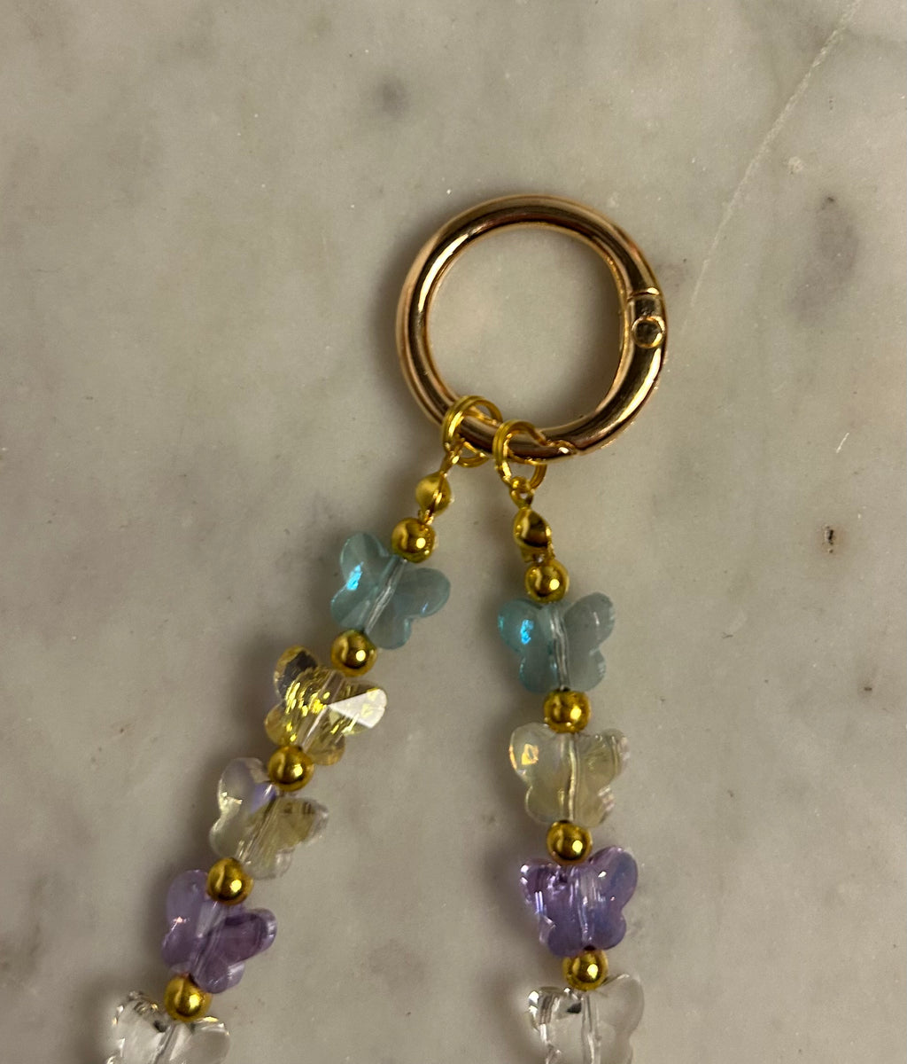 Butterfly Boom – Handmade Beaded Phone & Bag Charm