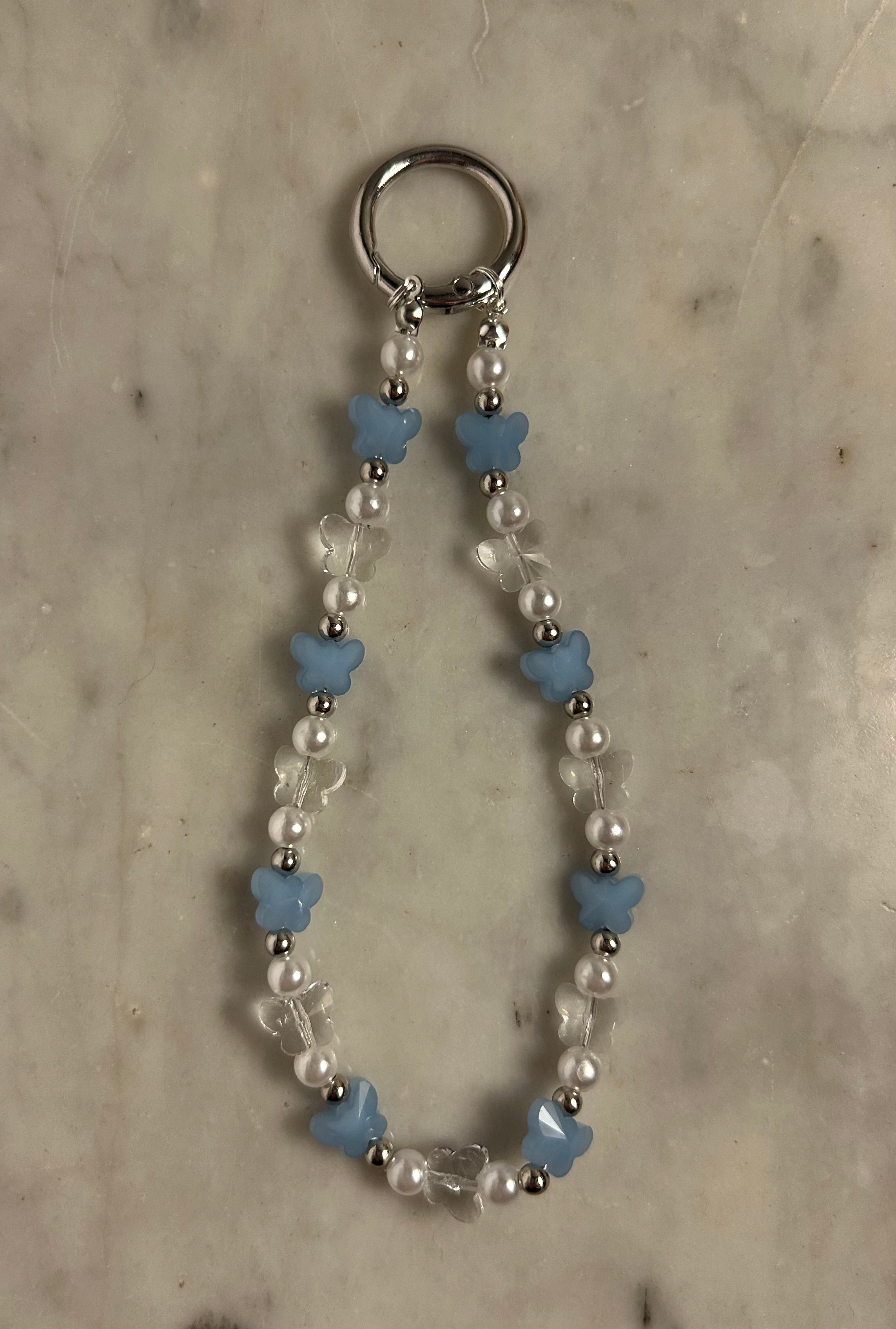 Butterfly Breeze – Handmade Beaded Phone & Bag Charm