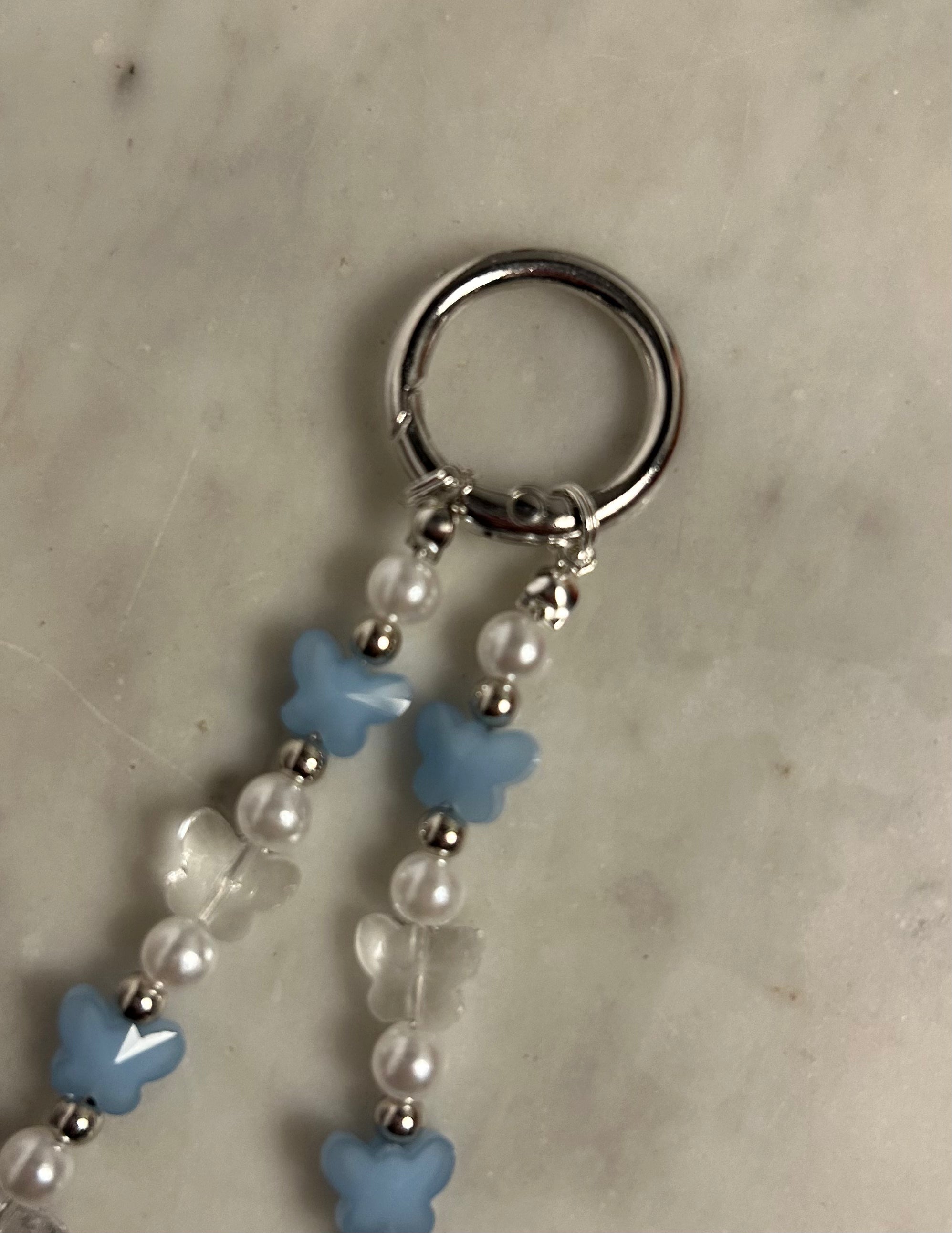 Butterfly Breeze – Handmade Beaded Phone & Bag Charm