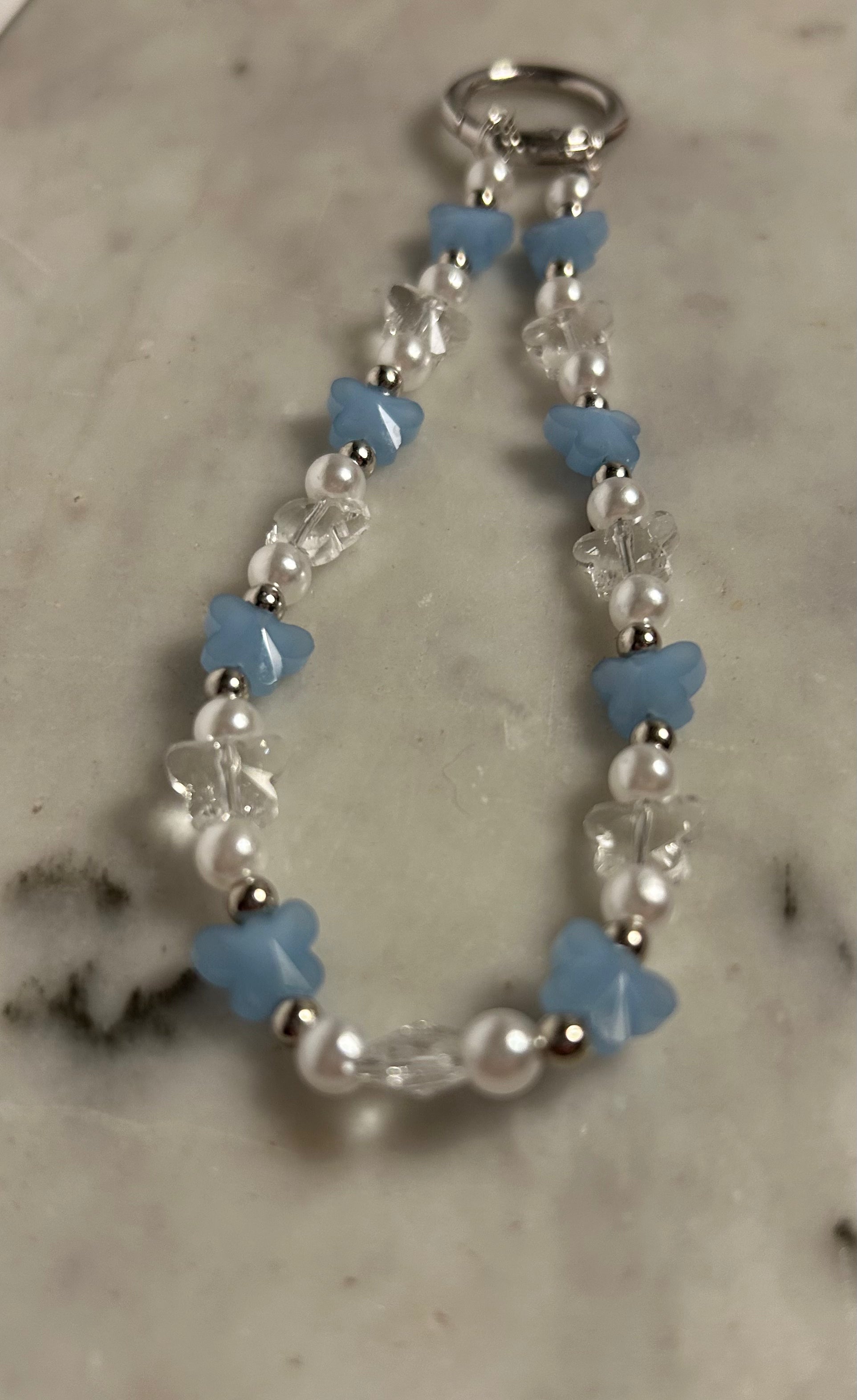 Butterfly Breeze – Handmade Beaded Phone & Bag Charm