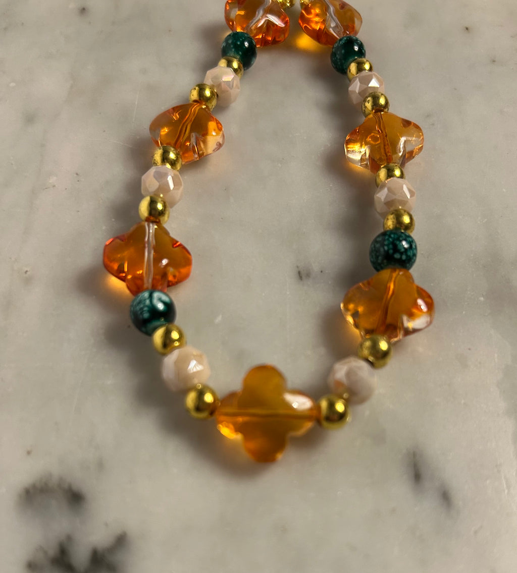 Autumn Sage – Handmade Beaded Phone & Bag Charm