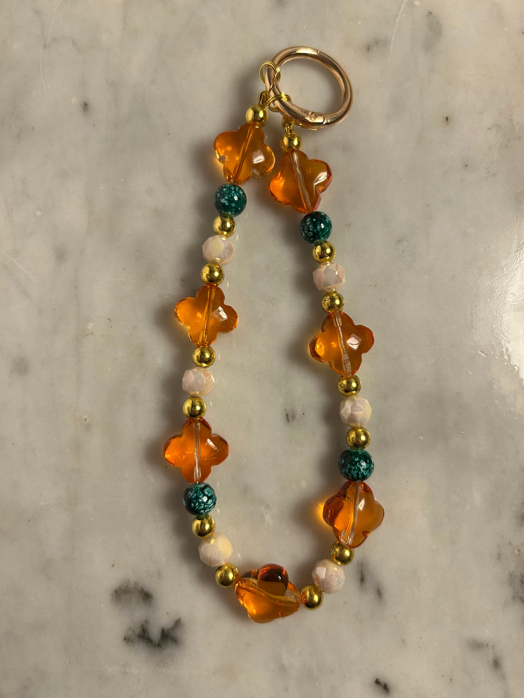 Autumn Sage – Handmade Beaded Phone & Bag Charm
