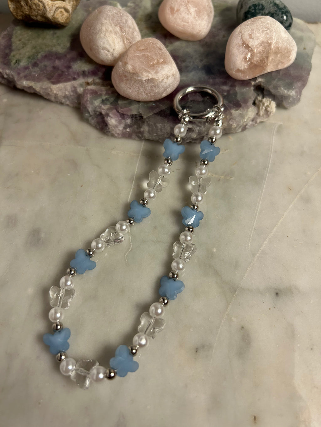 Butterfly Breeze – Handmade Beaded Phone & Bag Charm