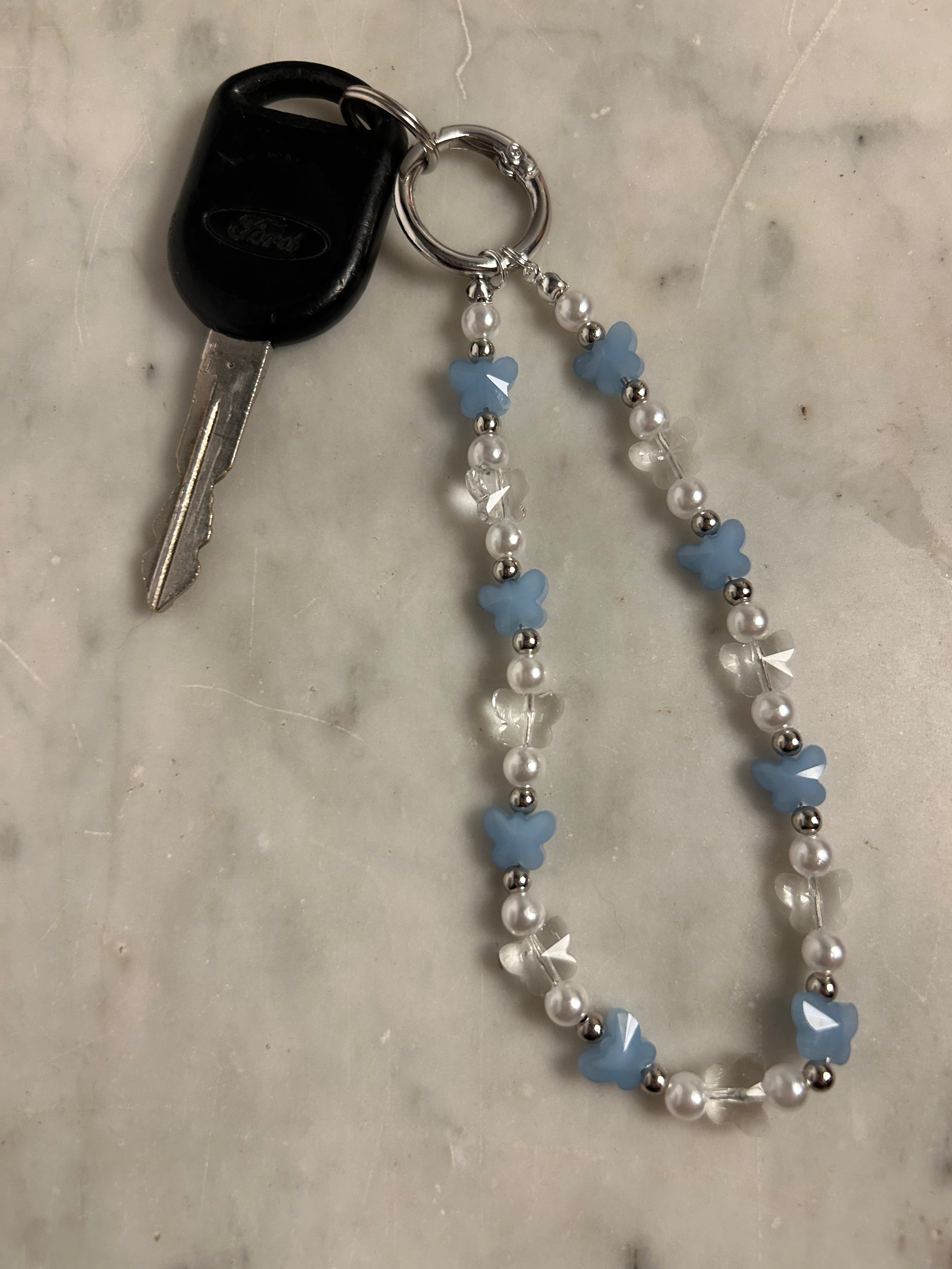Butterfly Breeze – Handmade Beaded Phone & Bag Charm