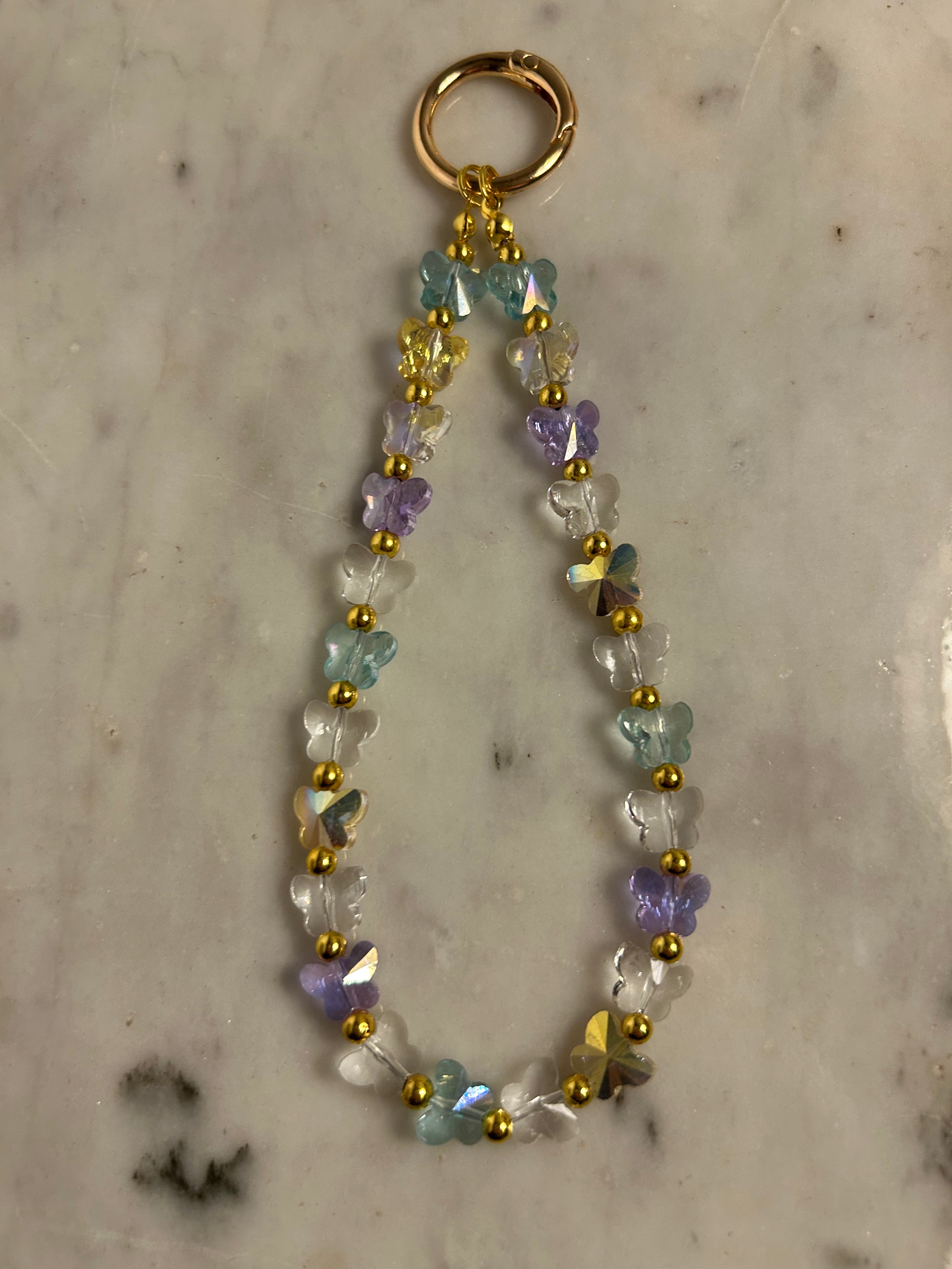Butterfly Boom – Handmade Beaded Phone & Bag Charm