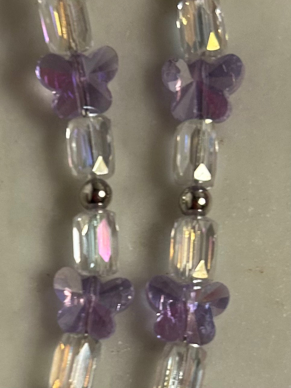 Lavender Mist – Handmade Beaded Phone & Bag Charm